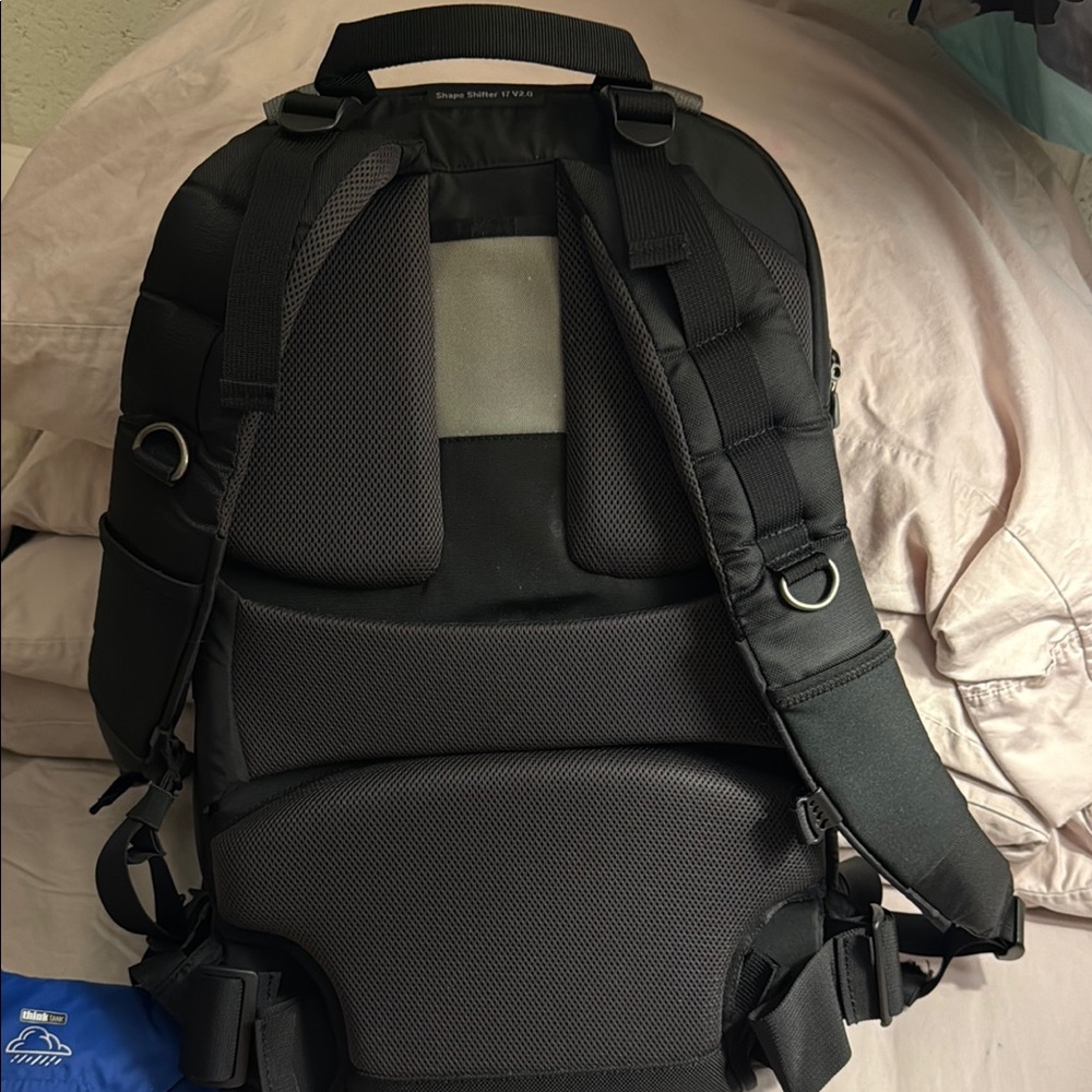 Black Men's Backpack - Picture 6 of 16